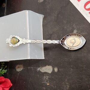 Single Colarado State Cowboy Hat Colletors Apoon Silver Colored